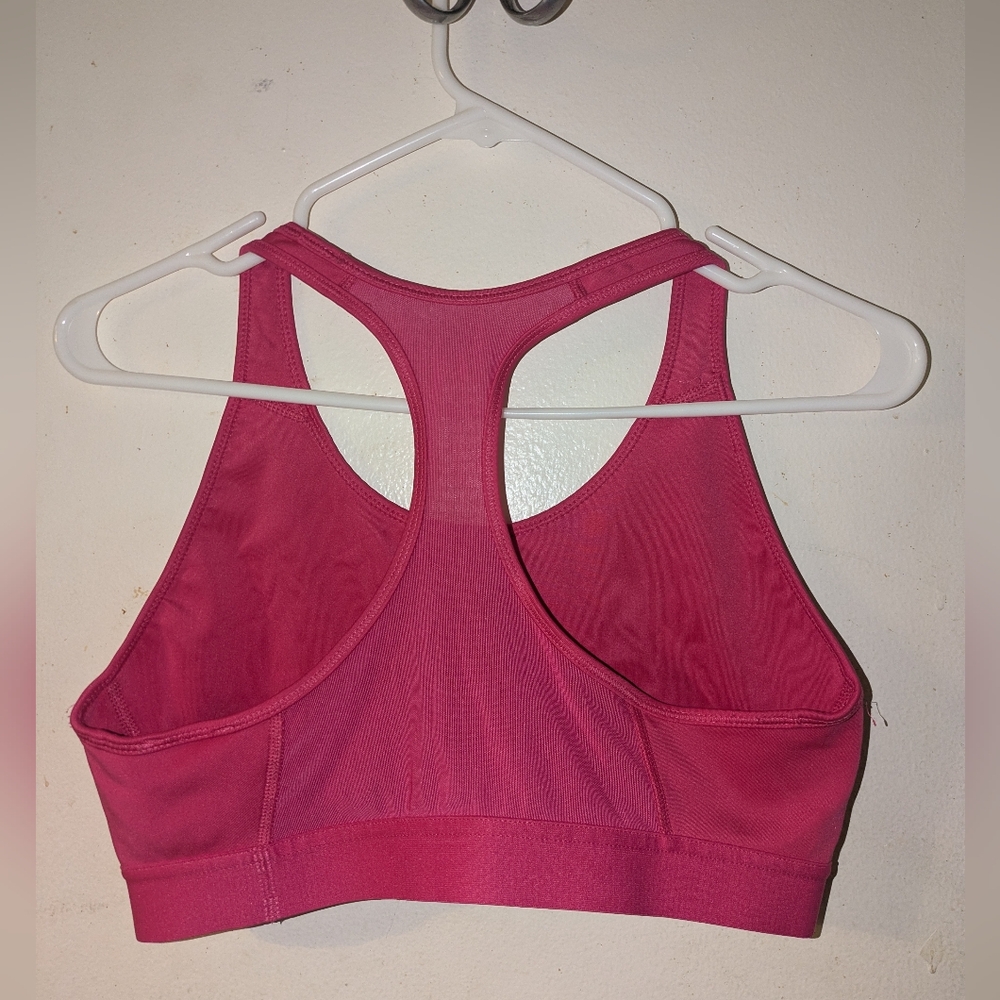 adidas Bold Pink Racerback Sports Bra